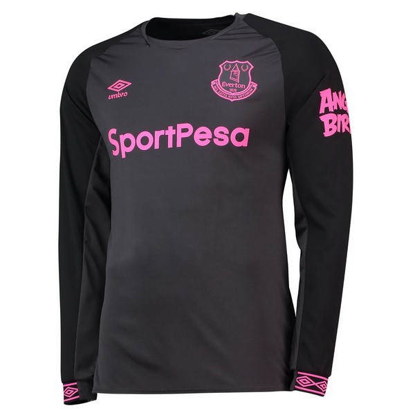 Camiseta Everton Segunda equipación ML 2018-2019 Negro